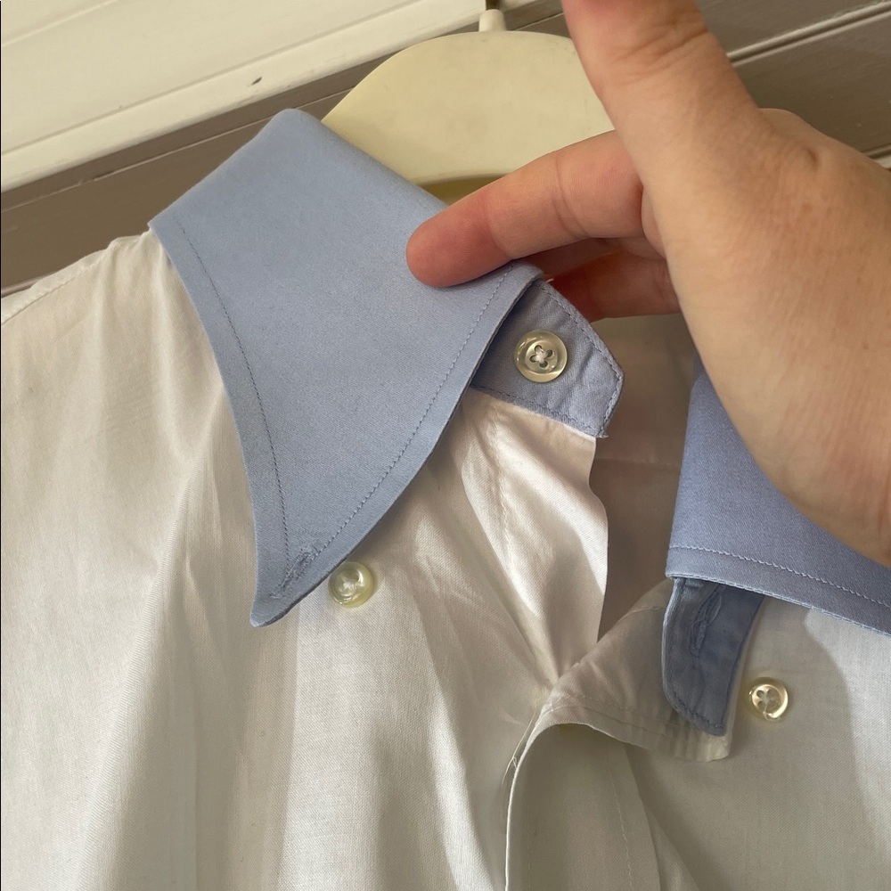 Duru’s Custom shirt size XL with button down collar 16.5 neck - Picture 3 of 5